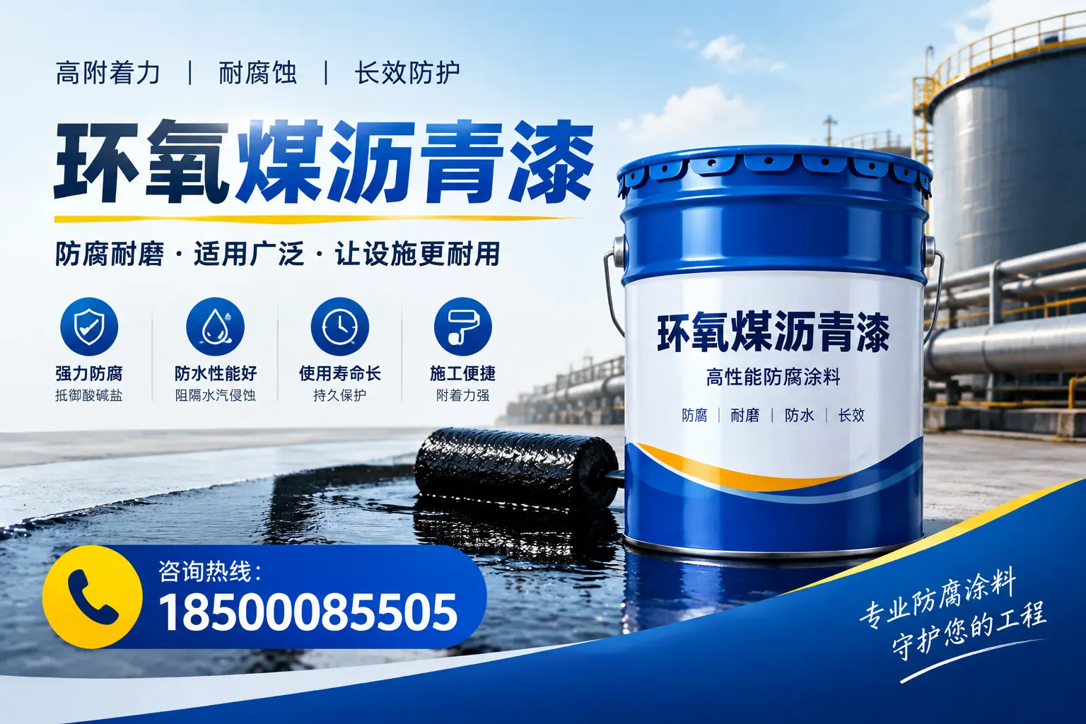 环氧煤沥青漆与其他涂料的对比分析,助力吴忠企业决策